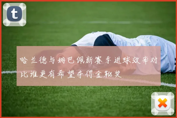 哈兰德与姆巴佩新赛季进球效率对比谁更有希望夺得金靴奖